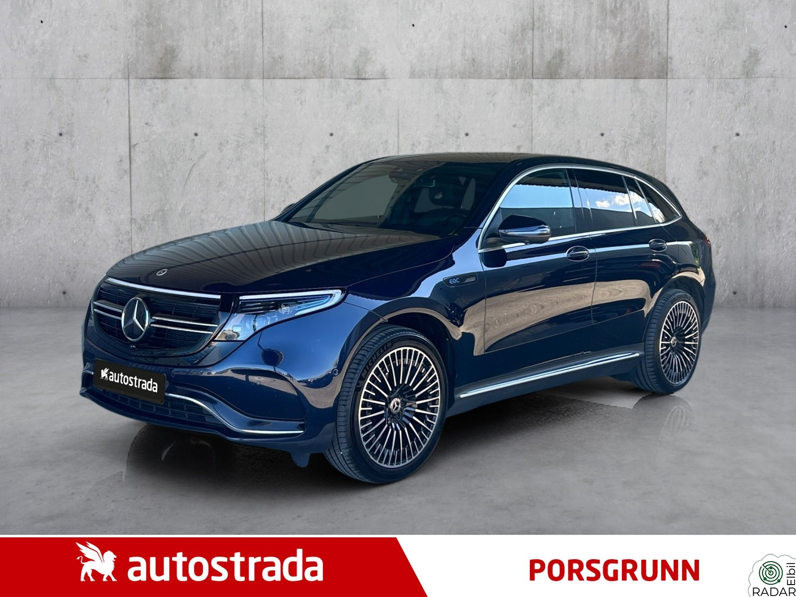 MERCEDES-BENZ EQC 400 4MATIC AMG I 21'' I Soltak I Luftfjæring I Distronic Plus