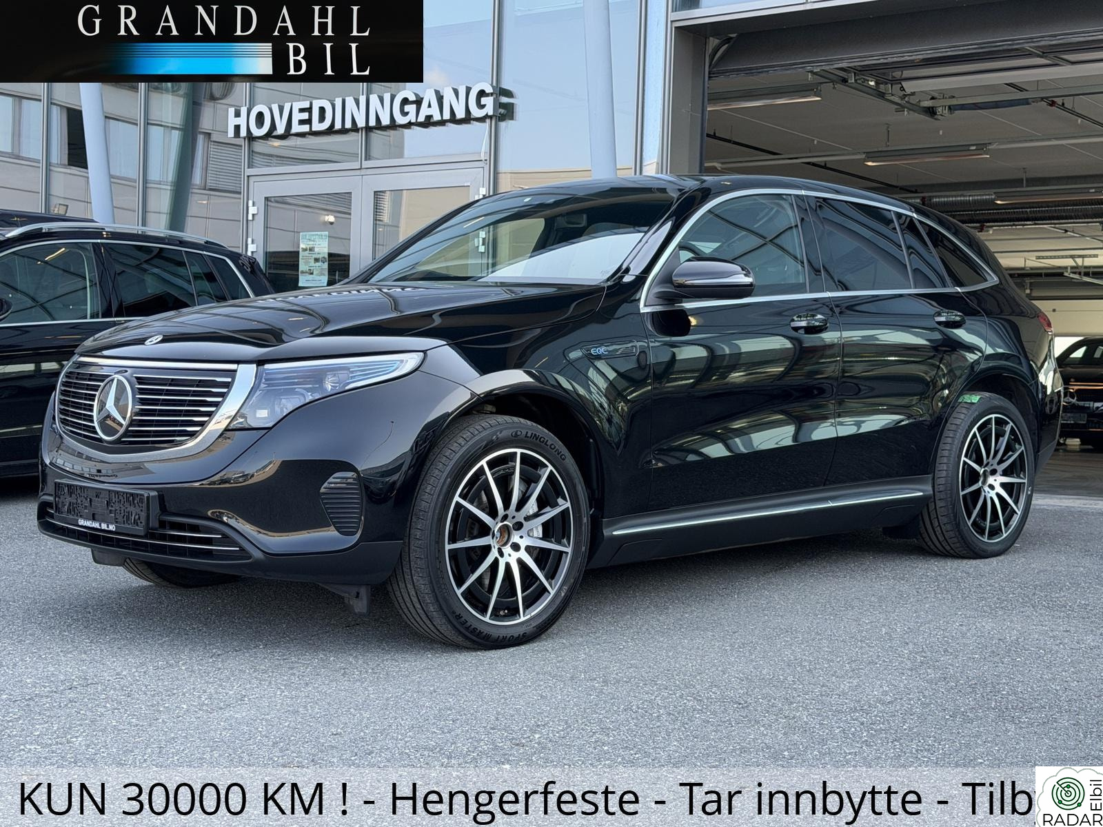 MERCEDES-BENZ EQC 400 4MATIC 400 - KUN 30000 KM - RIKTIG FARGE - VOKSEN EIER