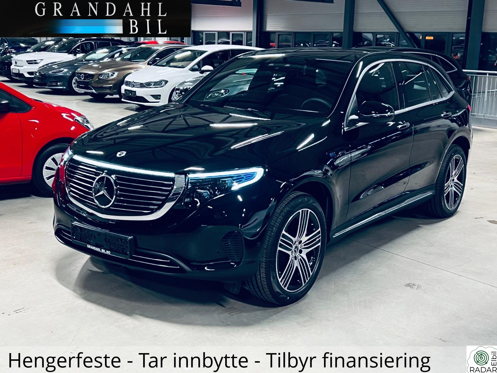 MERCEDES-BENZ EQC 400 4MATIC 400 - Adaptive C. - Hengerfeste - El. bakluke - Navi