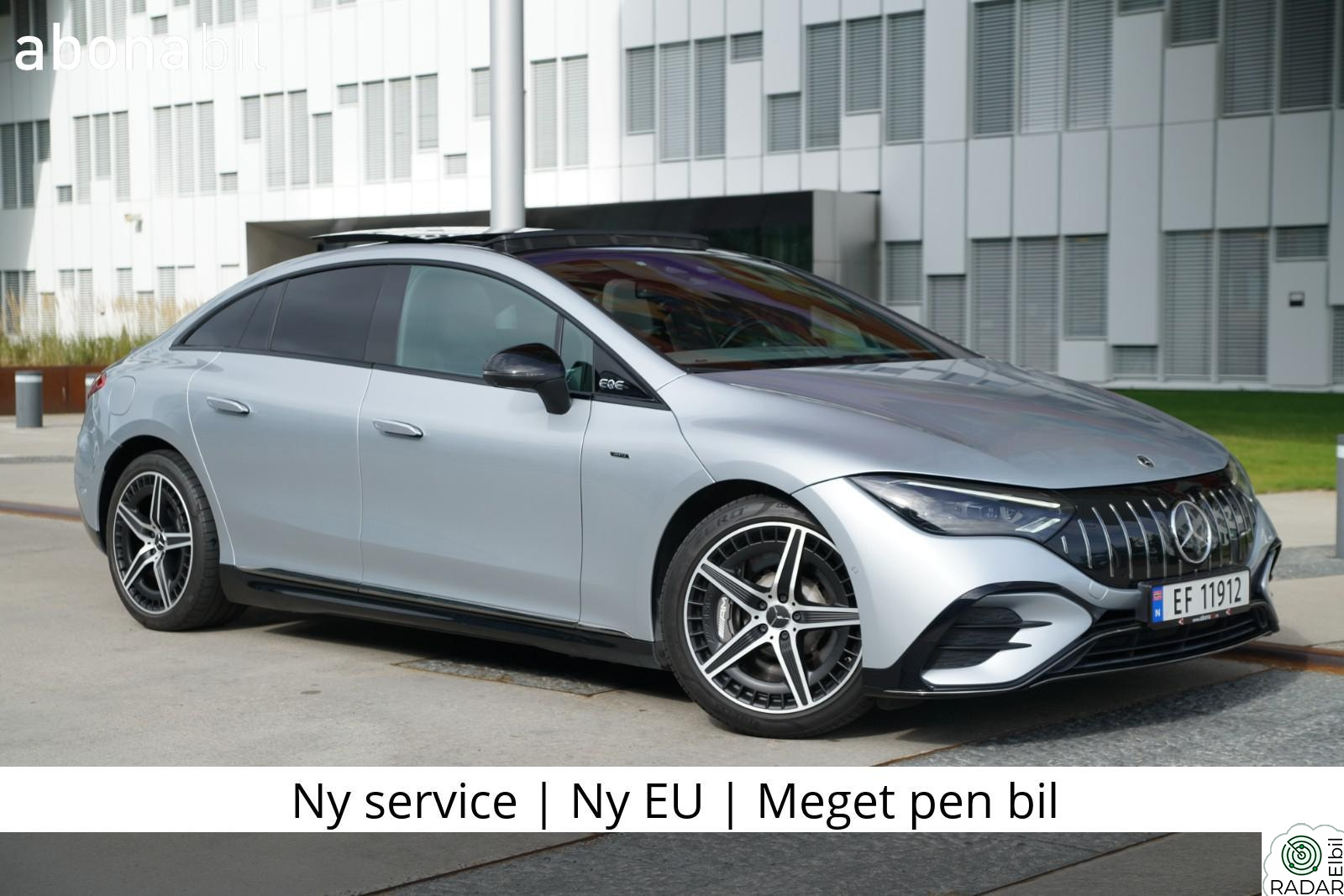 MERCEDES-BENZ AMG EQE 43 4MATIC AMG|Bakhjulsstyring|Panorama||Premium Plus|Nattpakke