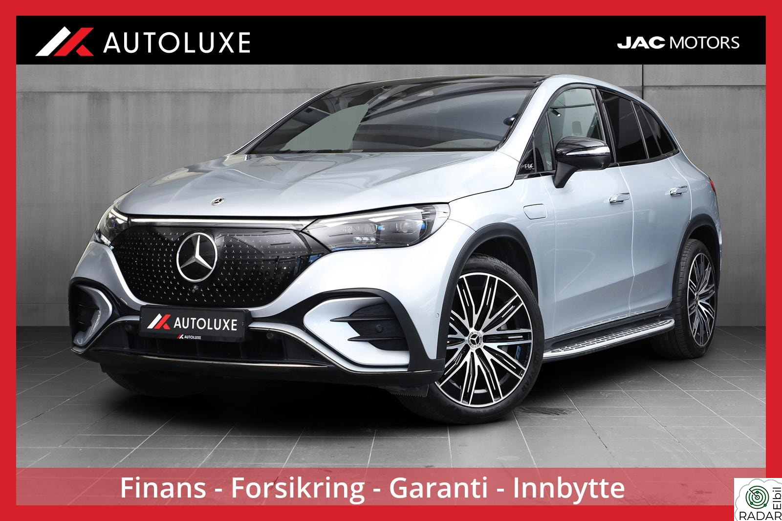MERCEDES-BENZ EQE 500 4MATIC 500 SUV|4-hjulstyring|Hyperscreen|Krok|Burmester|Pano++