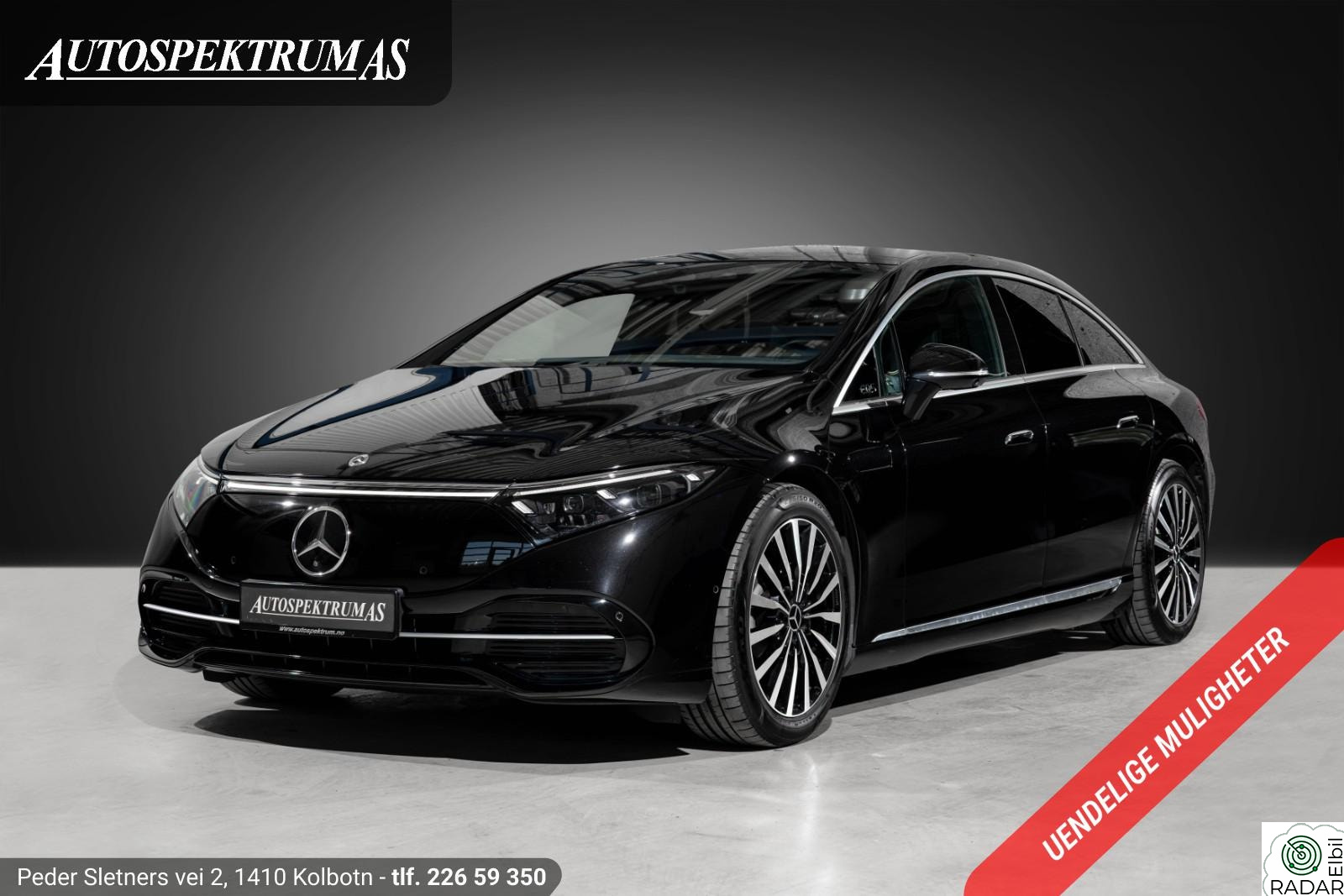 MERCEDES-BENZ EQS 450+ Pano/H.feste/Massasje/Luftfjæring/Burmester/ACC/Norsk++