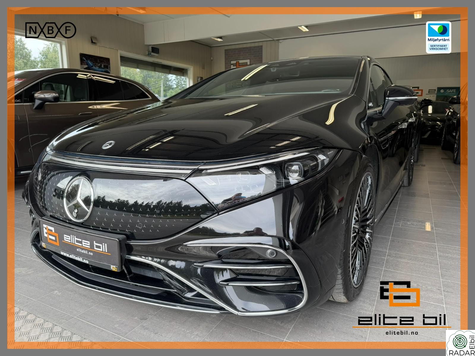 MERCEDES-BENZ EQS 450 4MATIC AMG 4Matic |ACC|Headup|Burmester|Massasje|360 Kamera|HF