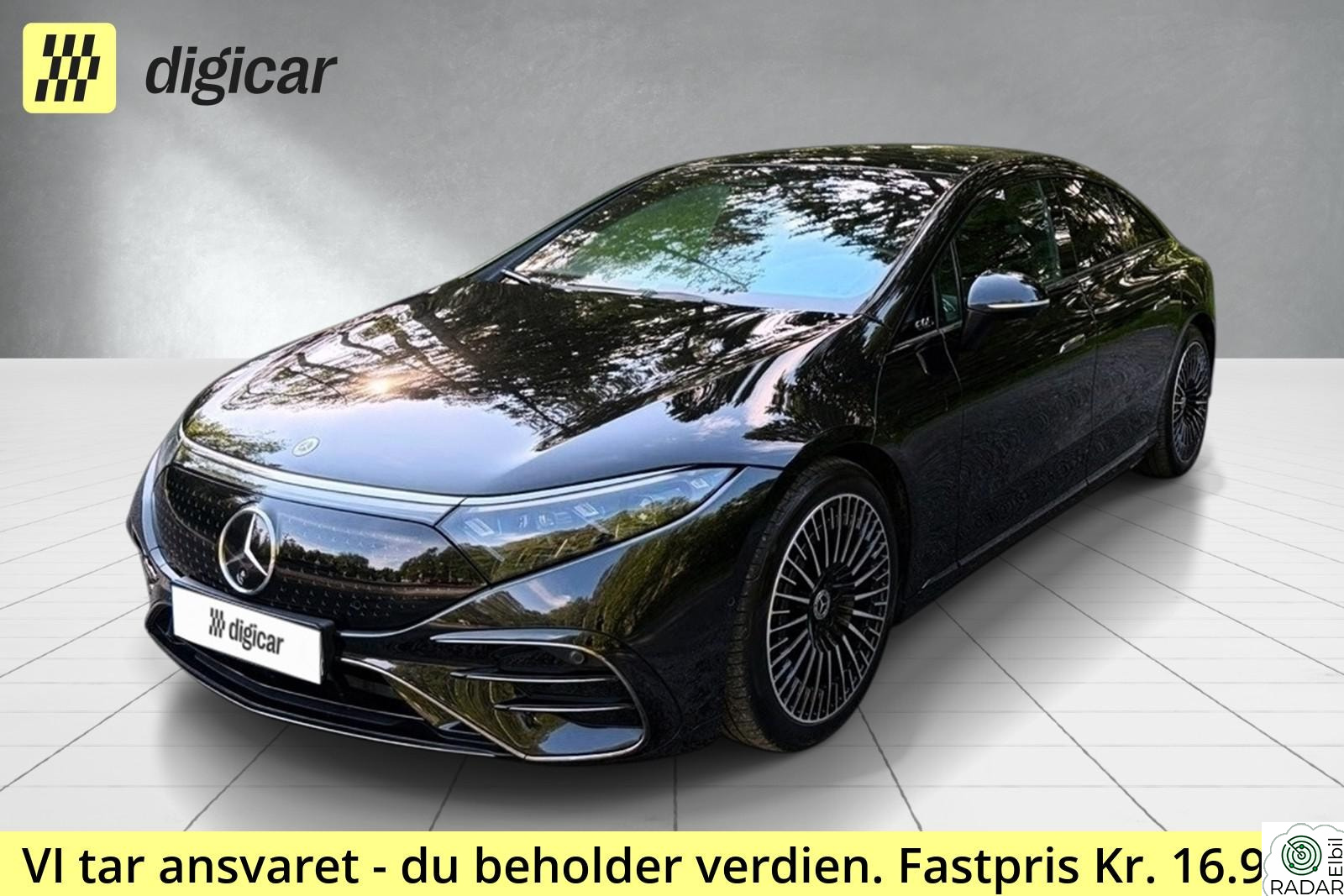 MERCEDES-BENZ EQS 580 4MATIC 4MATIC / Bakhjulsstyring / AMG / 21" / Head-Up / ++
