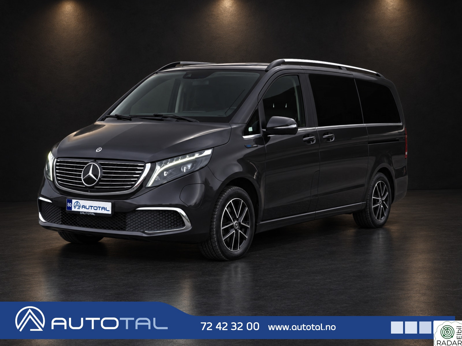 MERCEDES-BENZ EQV 204hk | A2 | Burmester | Distronic | 360 | Garanti*