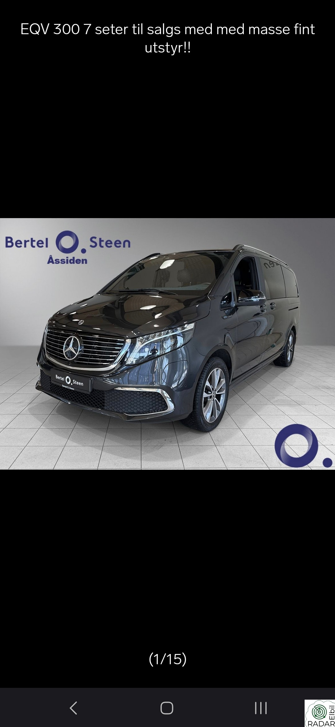 MERCEDES-BENZ EQV 300 A2  7-Seter Airmatic