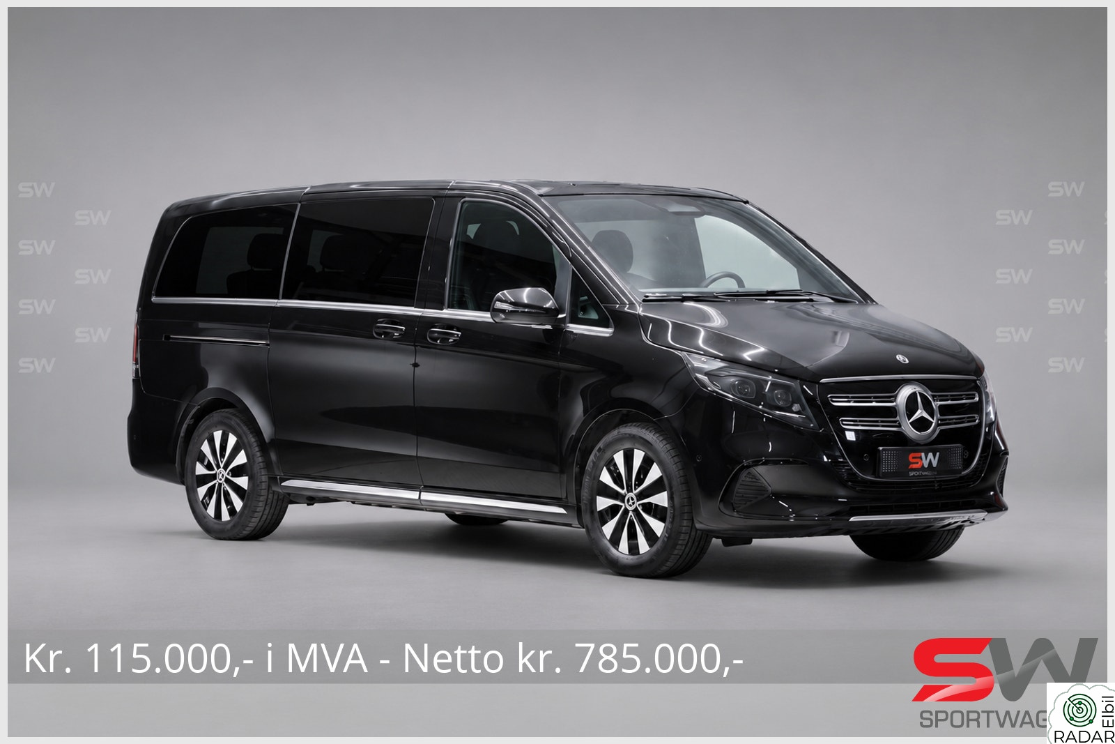 MERCEDES-BENZ EQV 300 FACELIFT - 8 seter - Skinn - El dører - Distronic