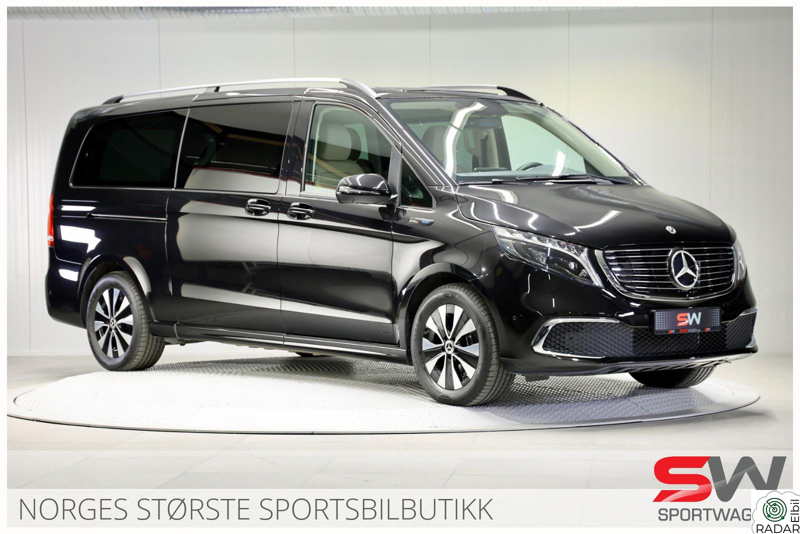 MERCEDES-BENZ EQV 300 Ekstra lang A3 + 8 seter - moms med kr 50.000,-