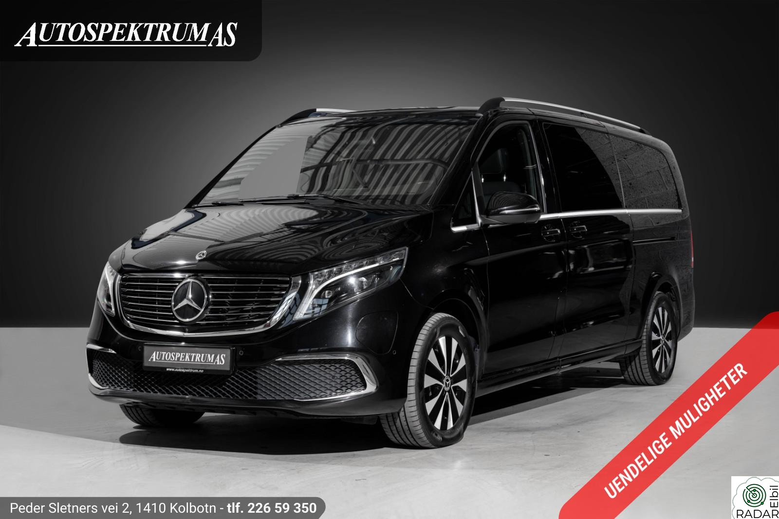 MERCEDES-BENZ EQV 300 EkstraLang/Avantgarde/Norsk/Memory/Burmester/7seter