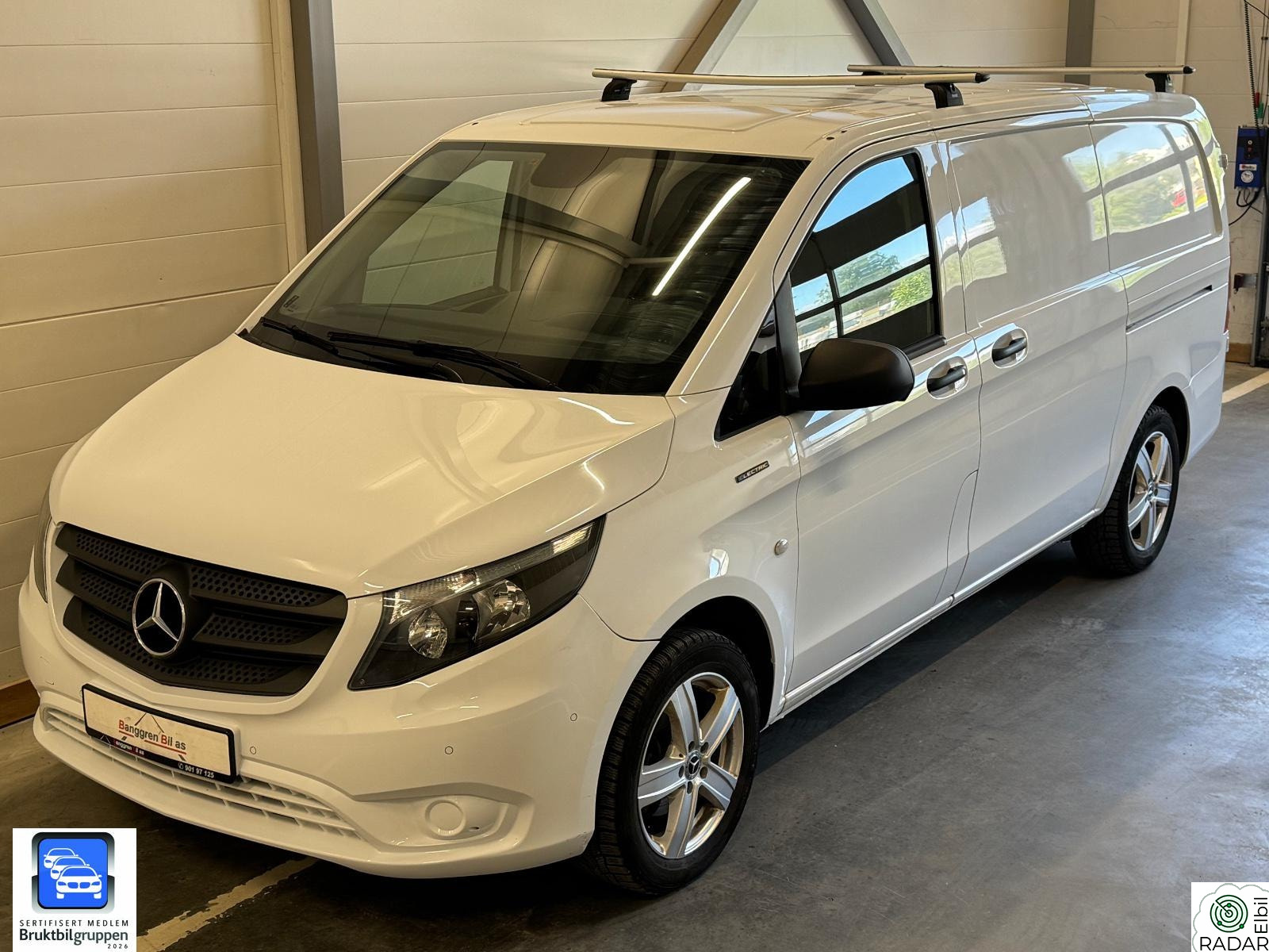MERCEDES-BENZ eVito eVito Elektrisk varebil med lav km stand
