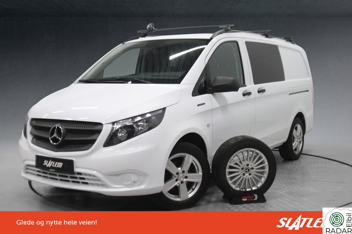 MERCEDES-BENZ eVito EVITO A2| LAV KM/RYGGEKAMERA/SKYVEDØRER/TAKSTAIV