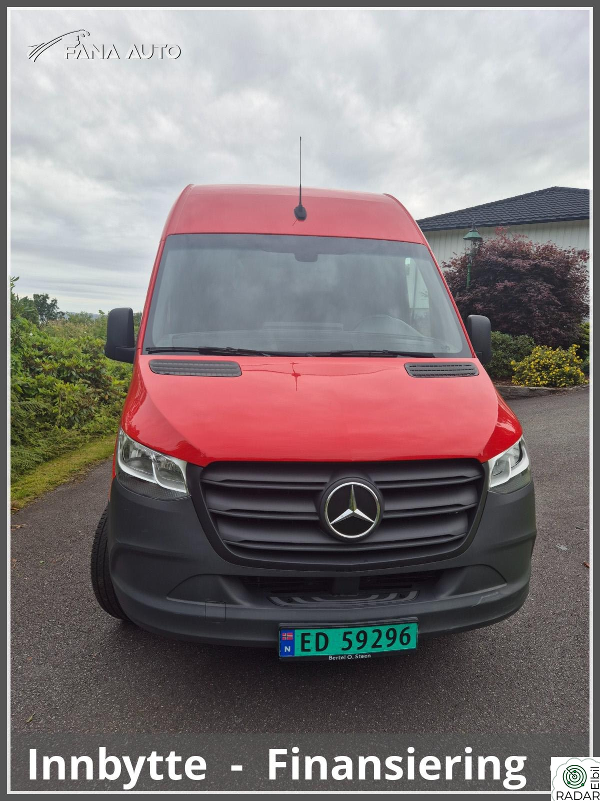 MERCEDES-BENZ ESPRINTER Opptil 180km rekkevidde. Kan hurtiglades! EU-2028 MÅ SE
