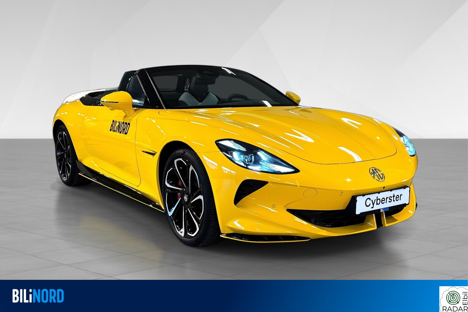 MG Cyberster Roadster Kan leveres med Bodø Glimt profilering!!!