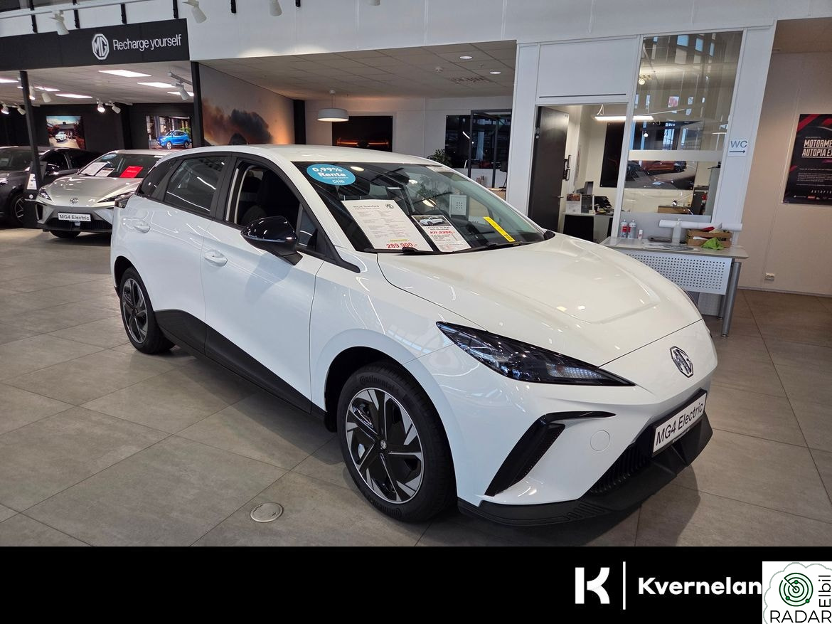 MG MG4 Electric Leasing UTEN INNKUDD 0,99% Rente  350 KM WLTP