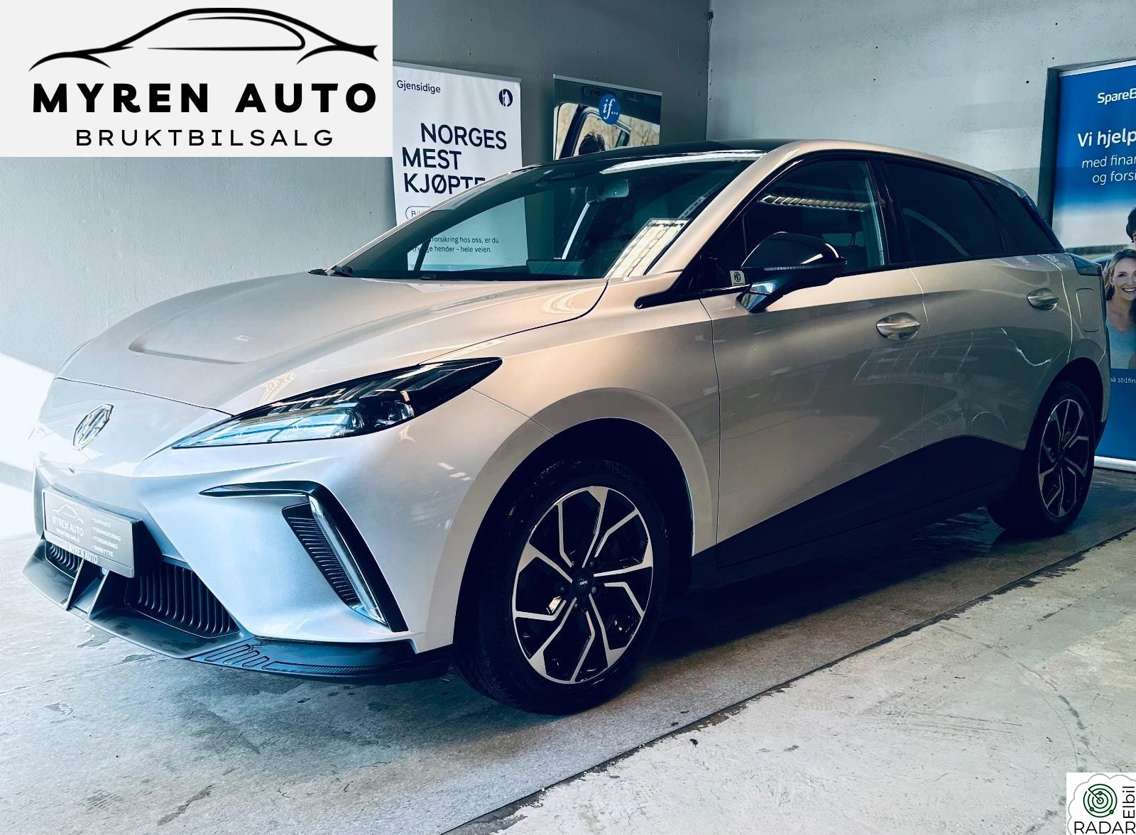 MG MG4 Electric Luxury / 62kWt / 435KM / Lav km / S + V / 7år garanti++