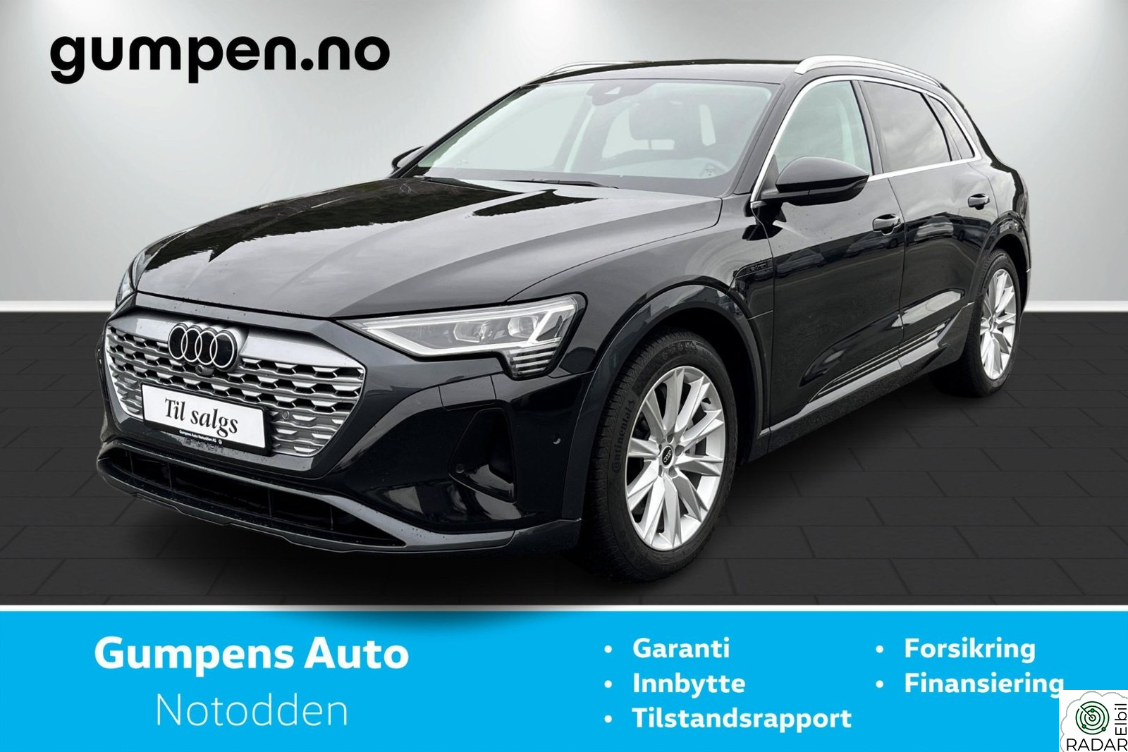 AUDI Q8 55 E TRON 55 advanced H.feste/ Luftfjæring/ 453 km rekkevidde
