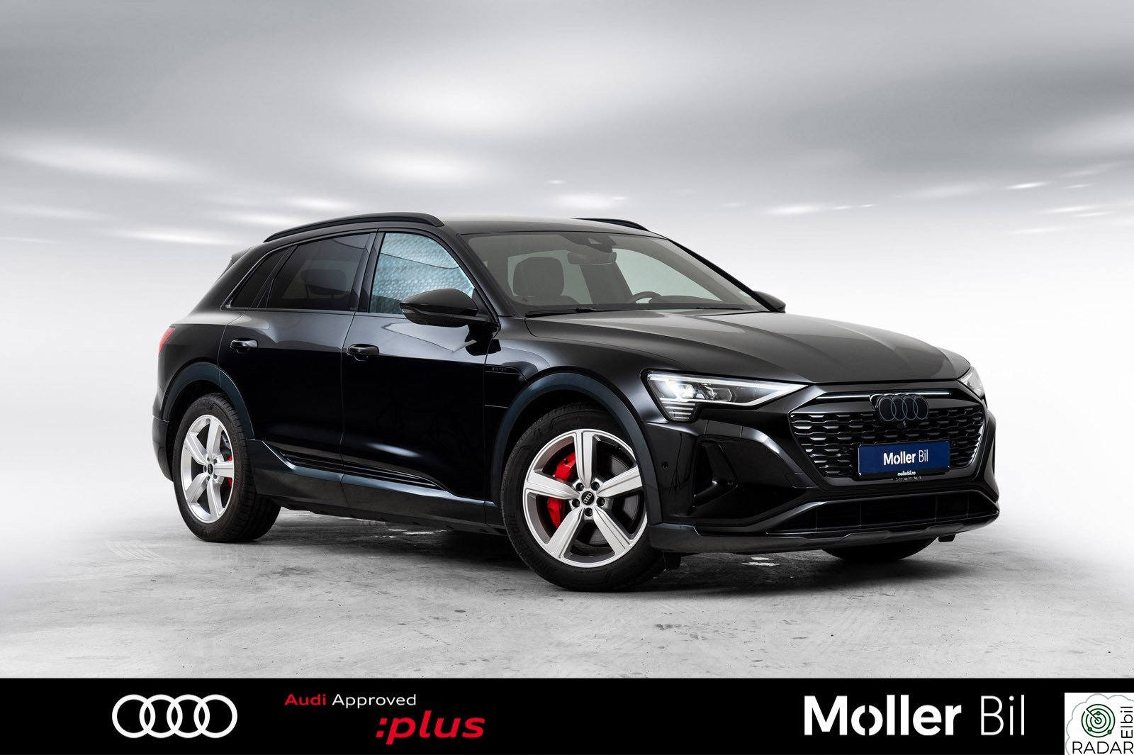 AUDI Q8 55 e-tron 55 Adv Limited Hengerfeste-Sportsseter-360 kamera-Black