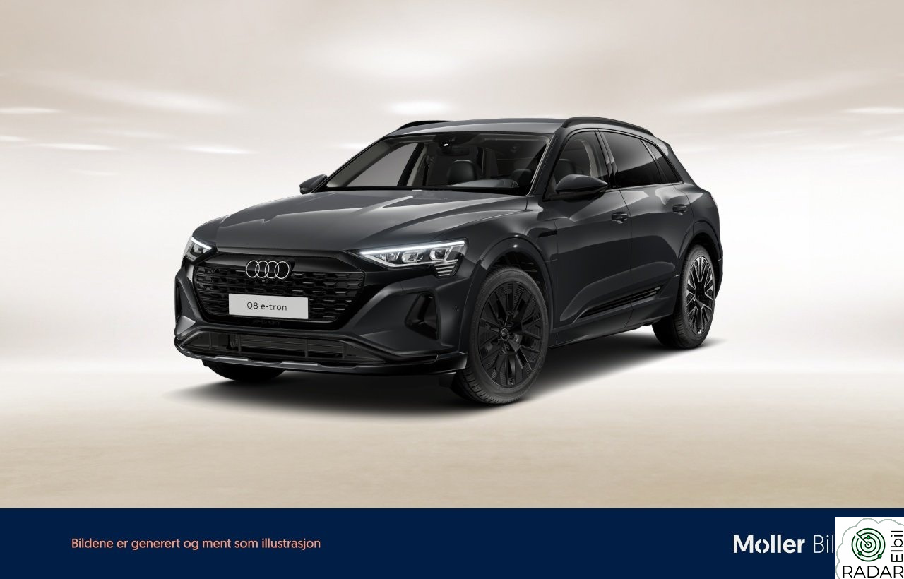 AUDI Q8 55 E TRON 55 Advanced - Skinn, Luft, 360Kam, Krok, 21"
