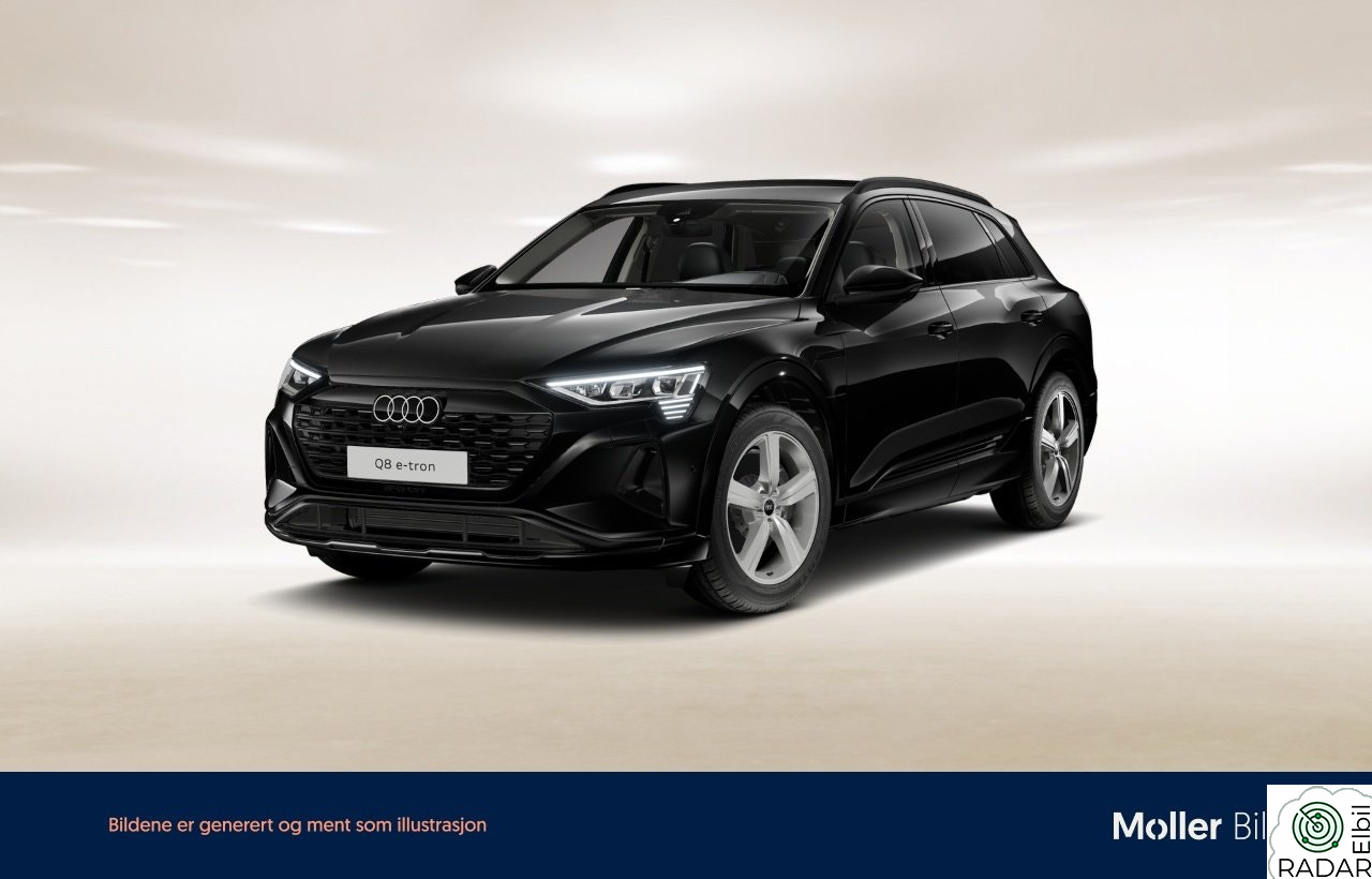 AUDI Q8 55 e-tron 55 adv ltd- B&O, 360, El-sete, Hengerfeste, El-bakluke