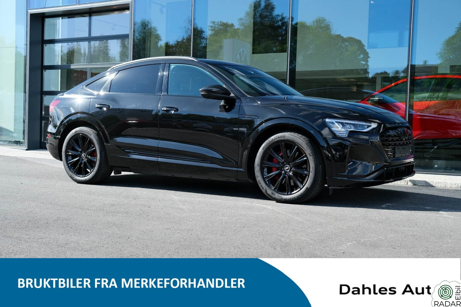 AUDI Q8 SPORTBACK 50 E TRON Sportback 50 advanced plus - SortOptikk/H.feste/Matrix