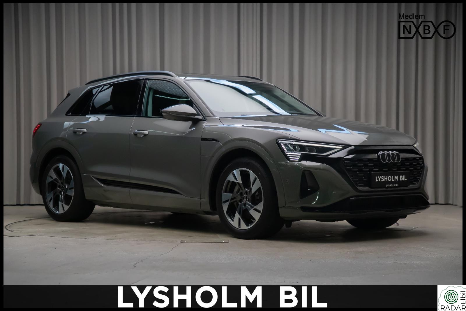 AUDI Q8 55 e-tron 55 SUV/Svart optikk/Pano/B&O/Krok/KlimaPlus/360/Matrix+