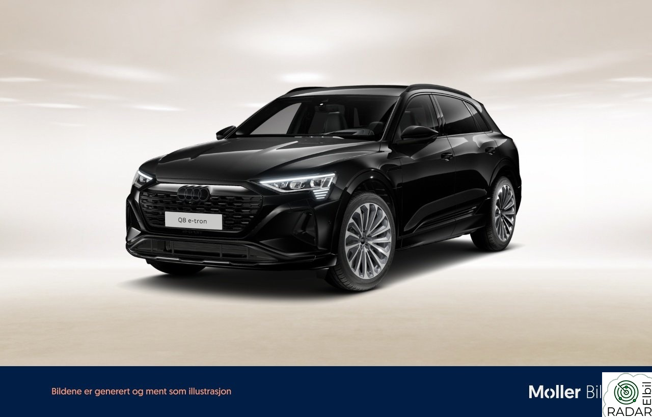 AUDI Q8 55 E TRON 55 Advanced Plus - S line, B&O, HUD, Matrix, Skinn, 21"
