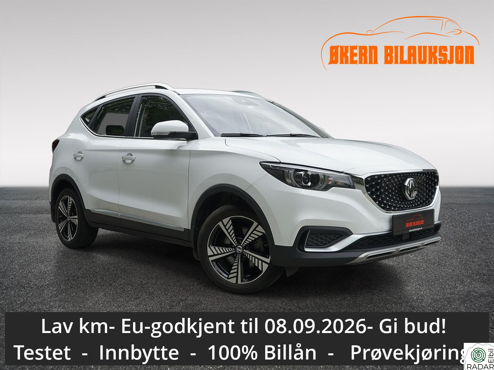 MG ZS EV LUXERY-7ÅR GARANTI-SKINN-PANORAMA-NAVI-AAC-APPLE-EU-OK