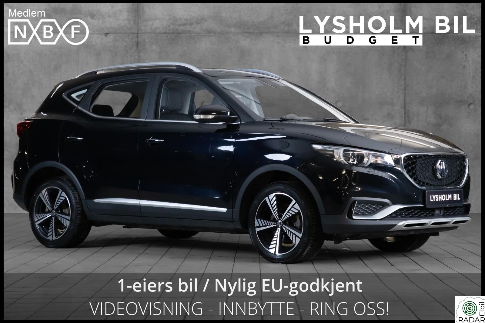 MG ZS EV Luxury/Krok/Skinn/Dab/Acc/Led/Pano/Nybilgaranti/Ny eu!