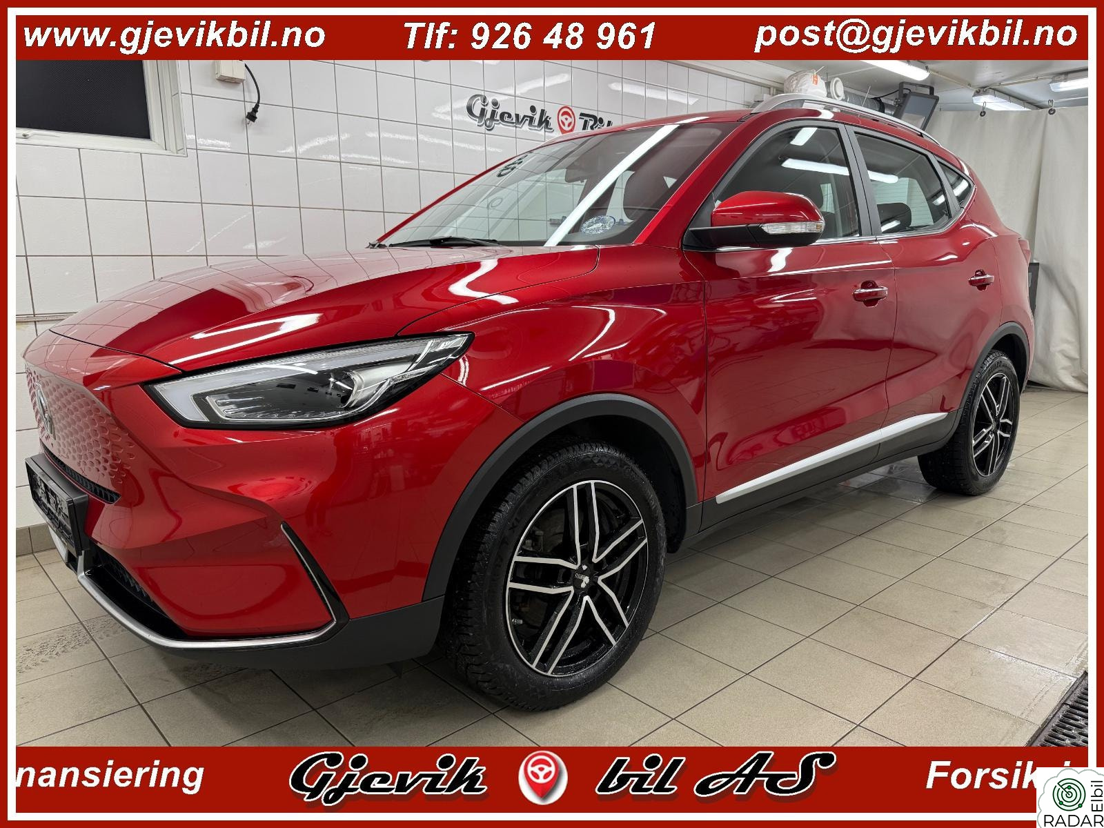 MG ZS EV Comfort med hengerfeste. En eier velholdt bil.