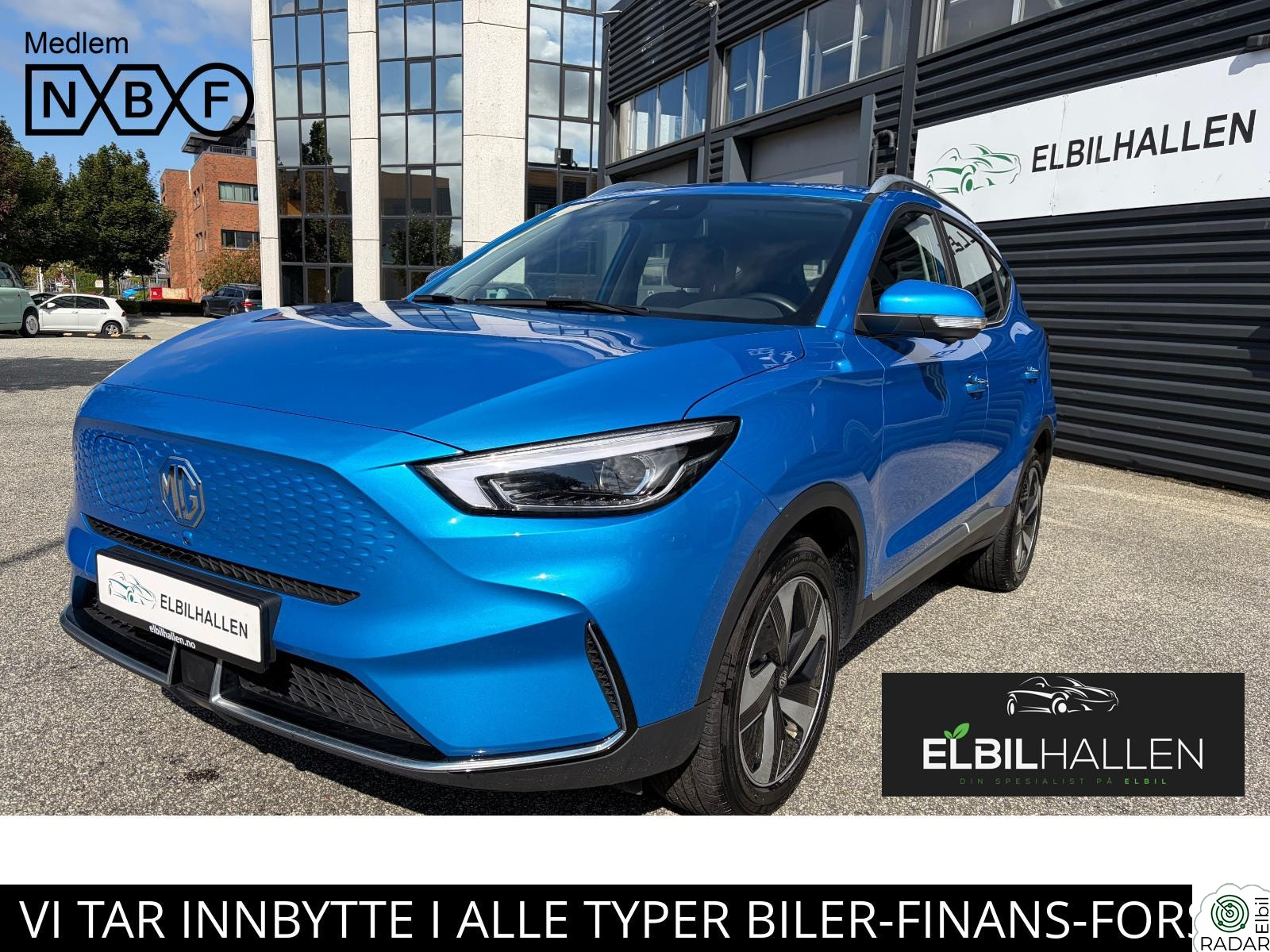 MG ZS EV NORSK/LUXURY/LONG RANGE/SKINN/PANO/ACC/7ÅRS GARANTI ++