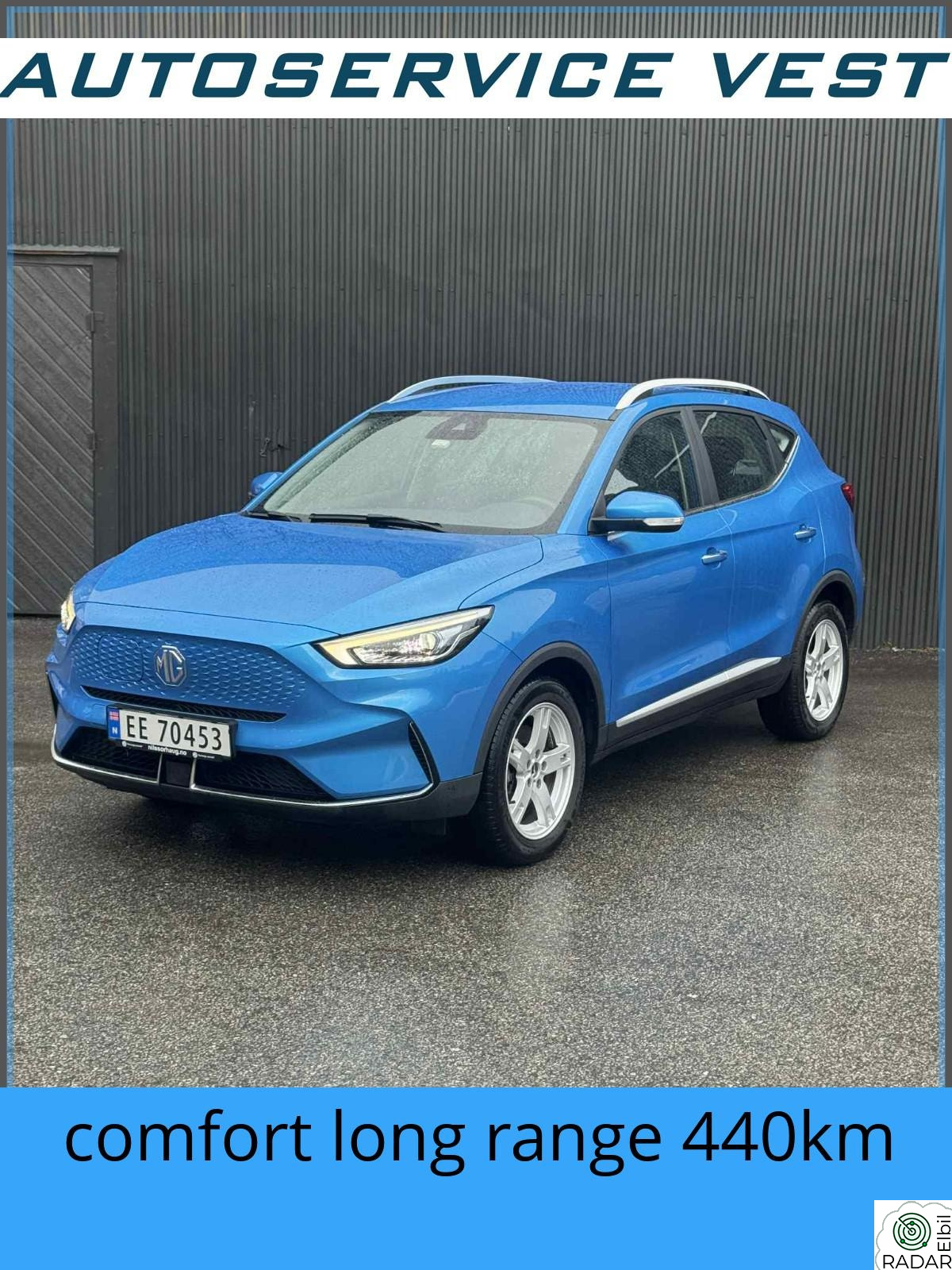 MG ZS EV comfort long range 440km