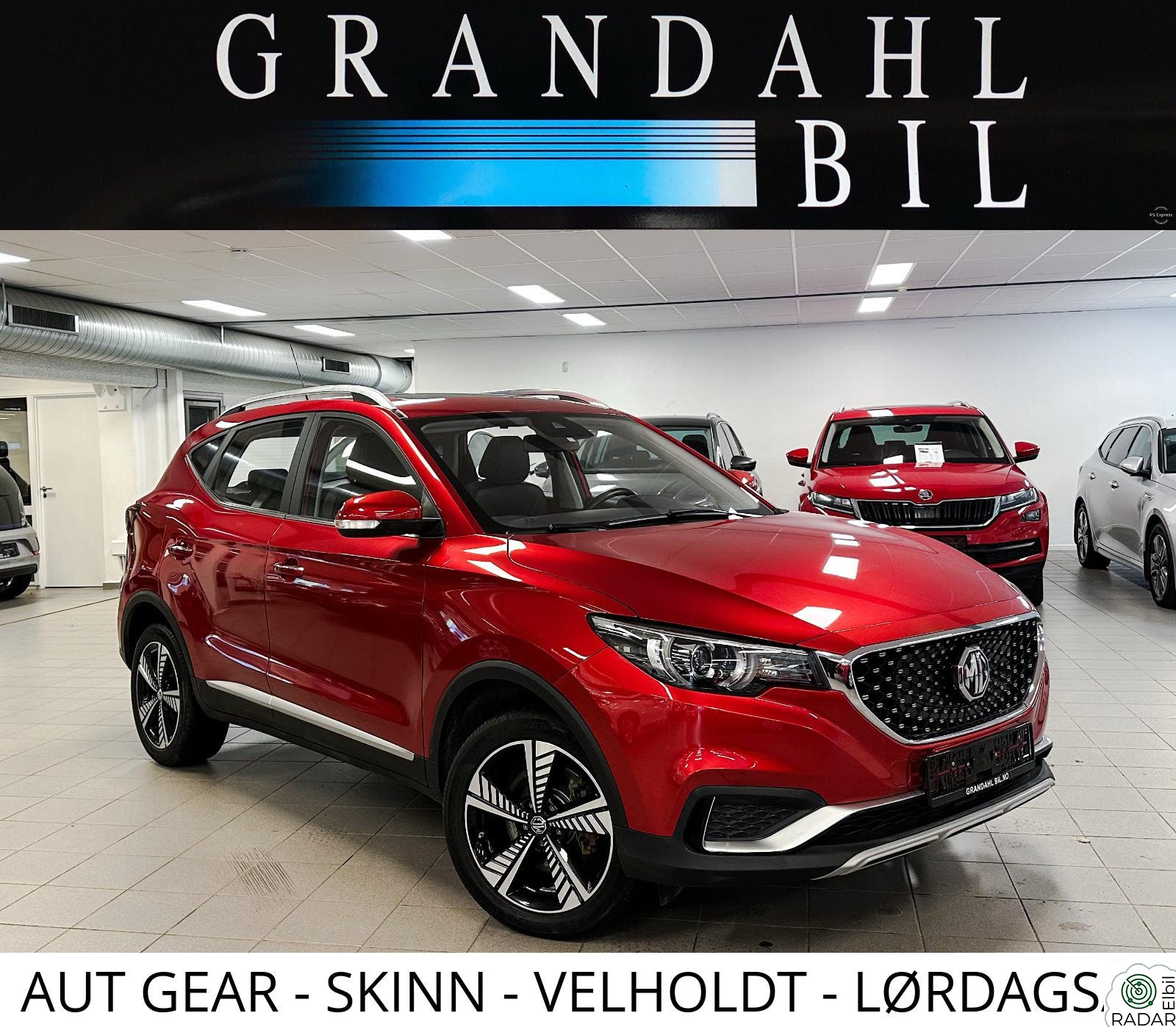 MG ZS EV LUXURY ACC NAVI DAB APPLE CARPLAY KJØREASSISTENTER