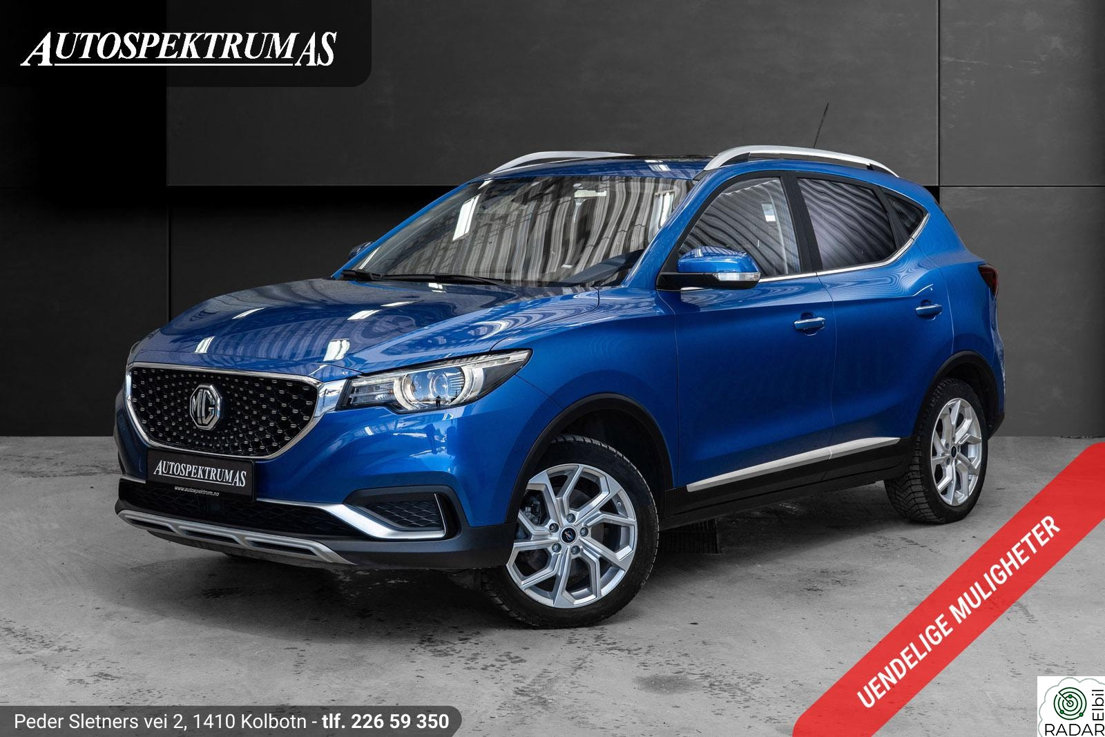 MG ZS EV Luxury/Skinn/Panorama/LED/Adapt.Cruise/Kamera/Norsk++