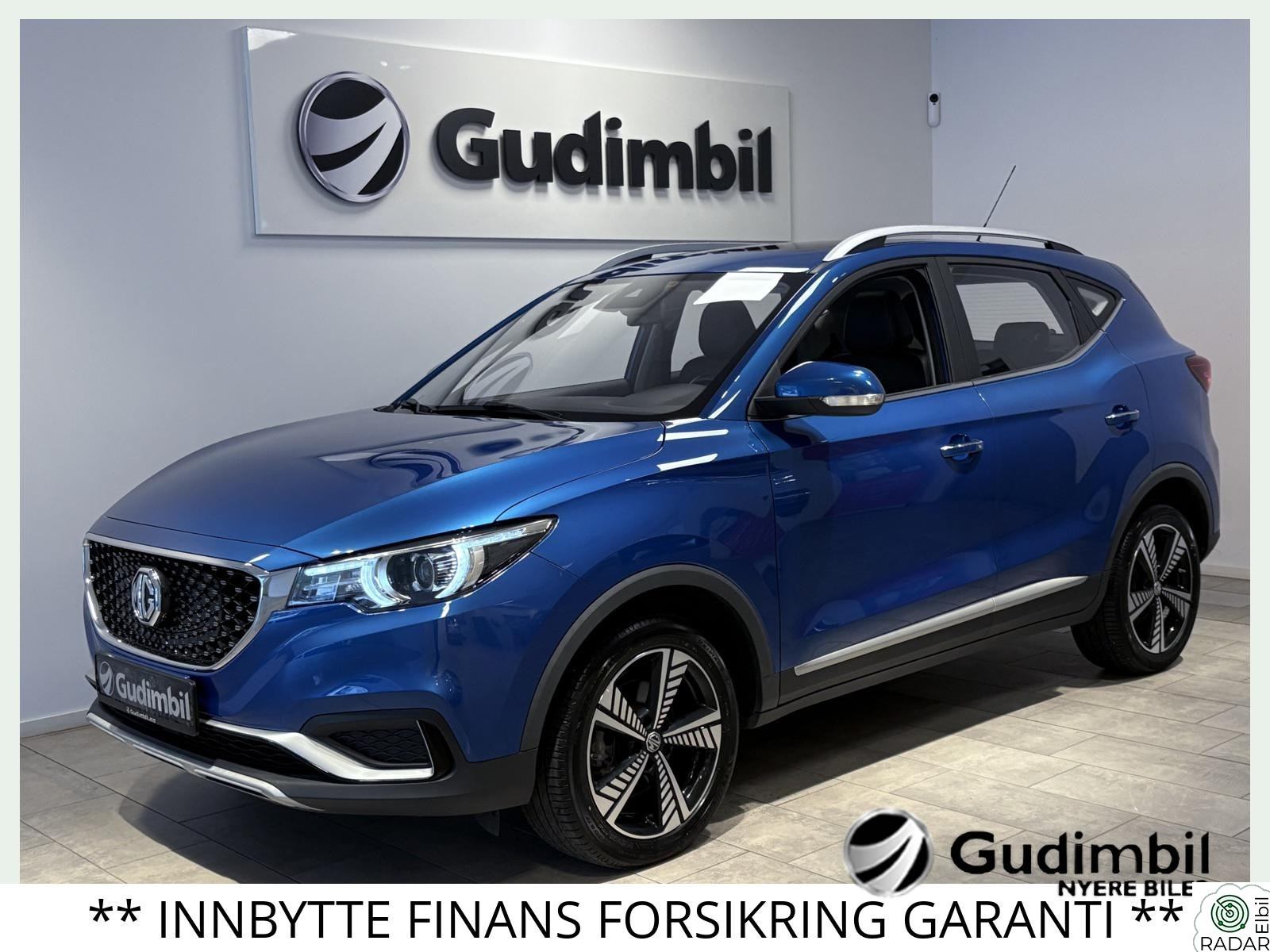 MG ZS EV LUXURY/SKINN/ACC/PANORAMA/KAMERA/CARPLAY/7 ÅR GARANTI!