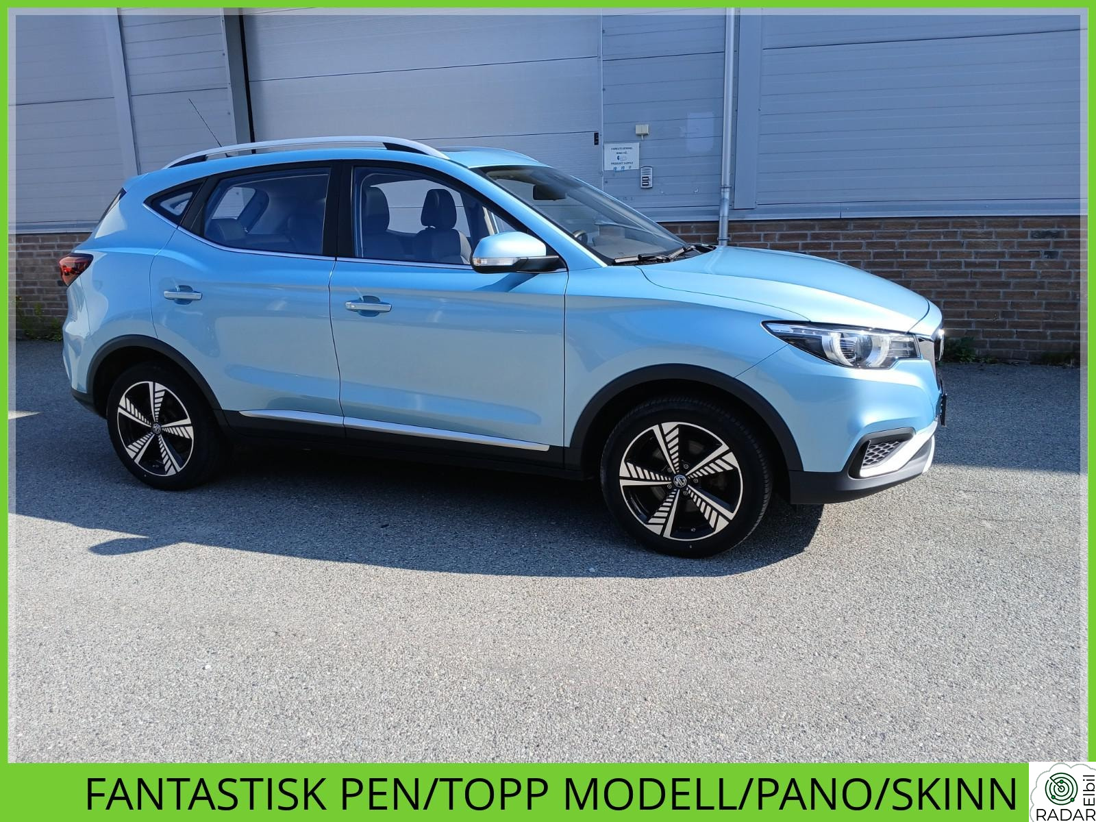 MG ZS EV 45KW 143HK LUXURY SKINN NAVI PANORAMTAK LED-LYS