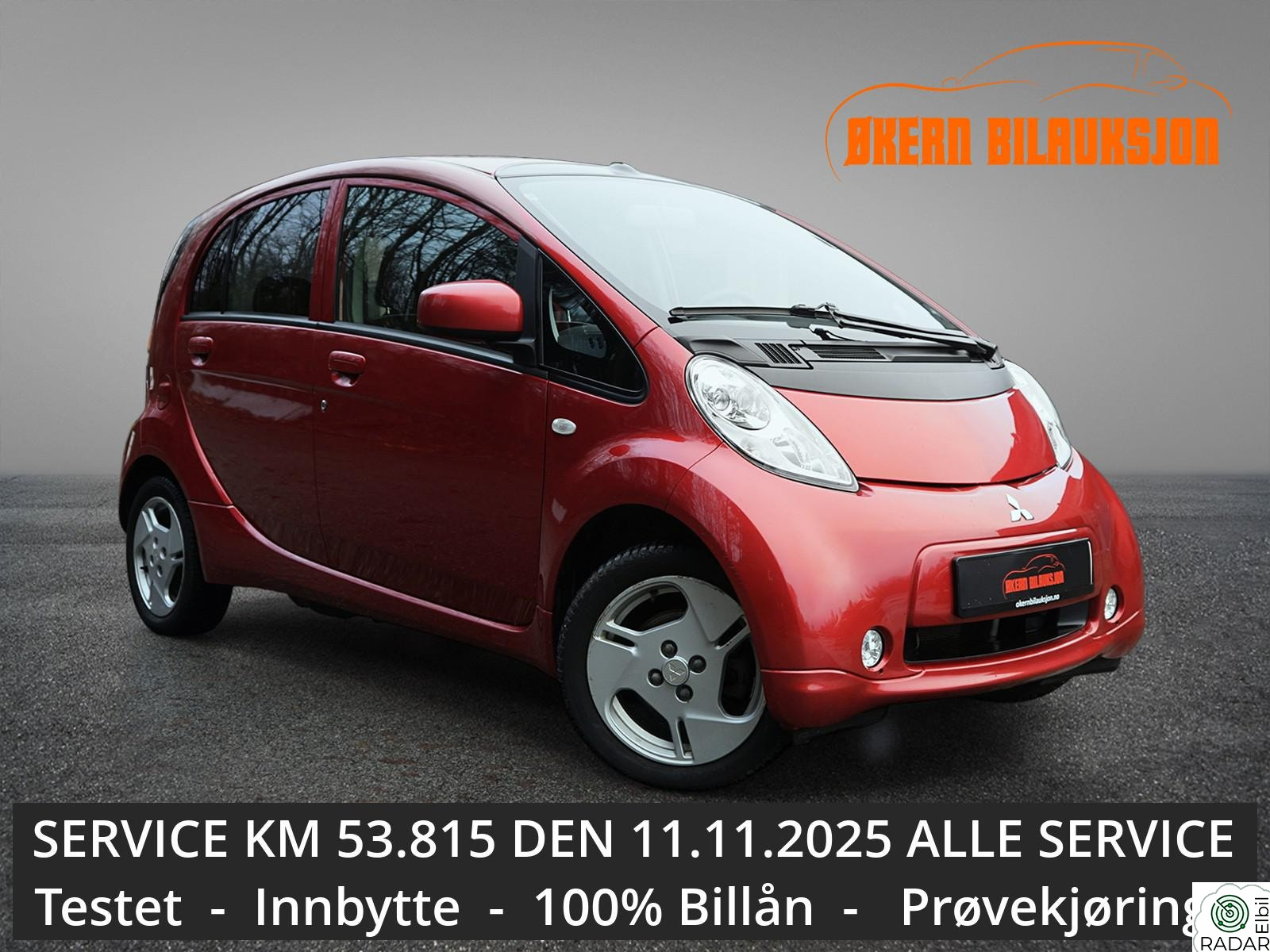 MITSUBISHI i-MIEV TESTET/AC/EUOK 31.03.27/AUT/VARME SETER/S+VDEKK/SERVICE