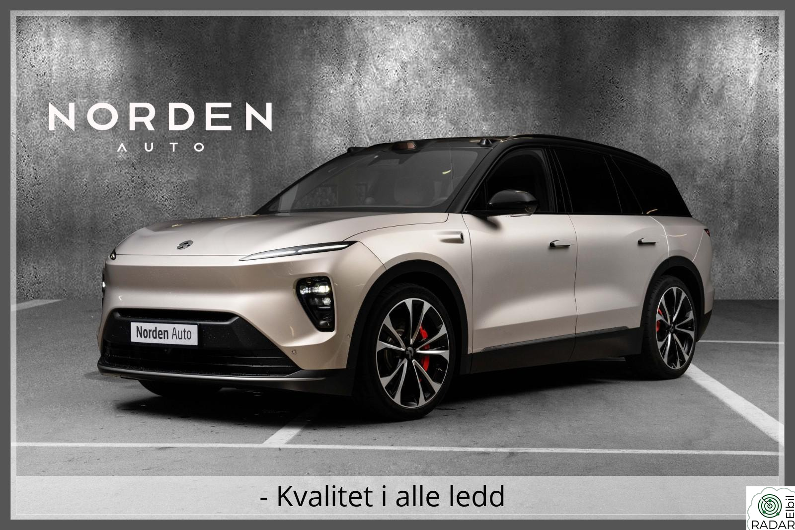 NIO EL8 Executive/6-seter/100 kWh/Luftfjæring/Massasje/Lounge++