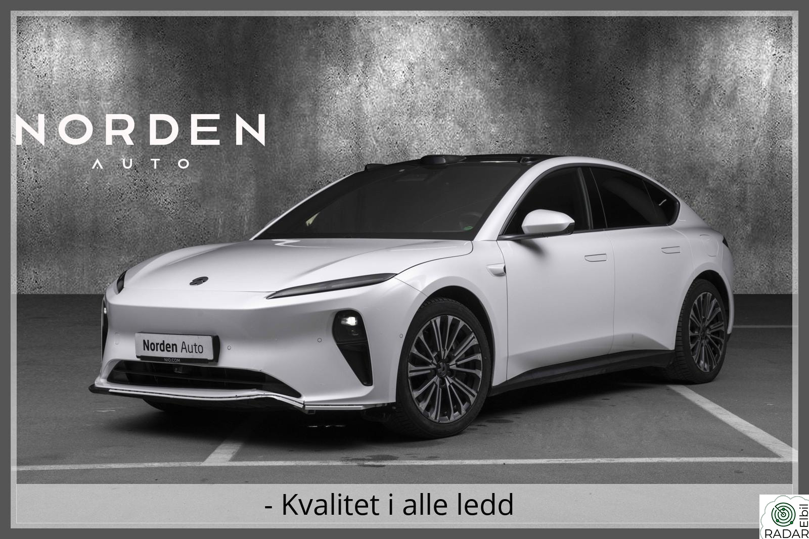 NIO ET5 100KW / AWD / 590KM / PANORAMA / MASSASJE / NIO PILOT +