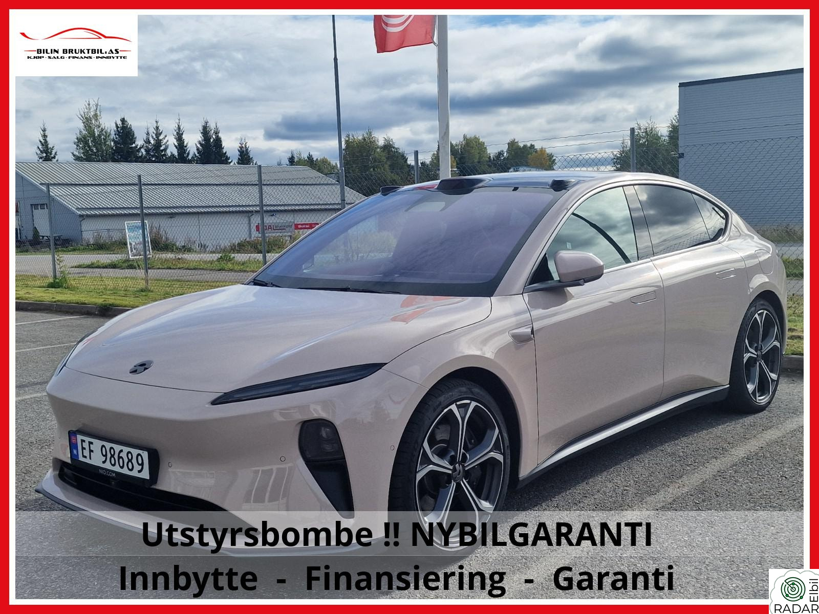 NIO ET5 4X4/100KWH/SKINN/AI/NAVI/FILSKIFT/360 KAMERA/NYBILGARAN