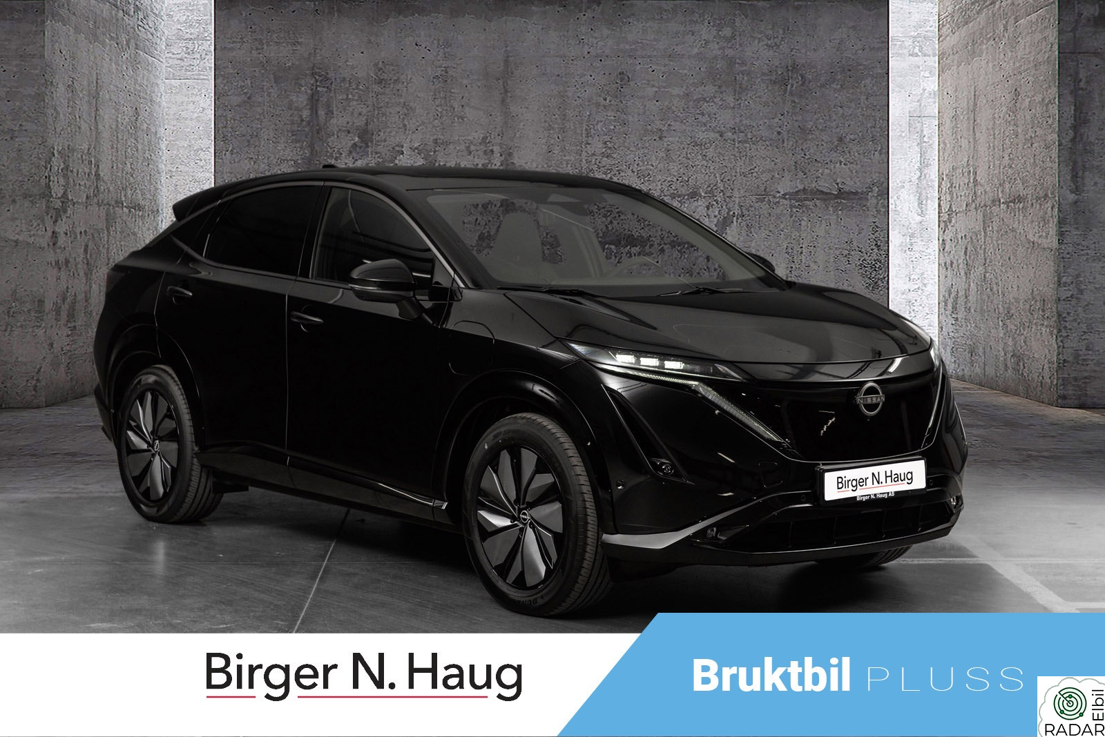 NISSAN ARIYA e4ORCE Evolve 87kWt 19 Pearl black SJEKK PRISEN/