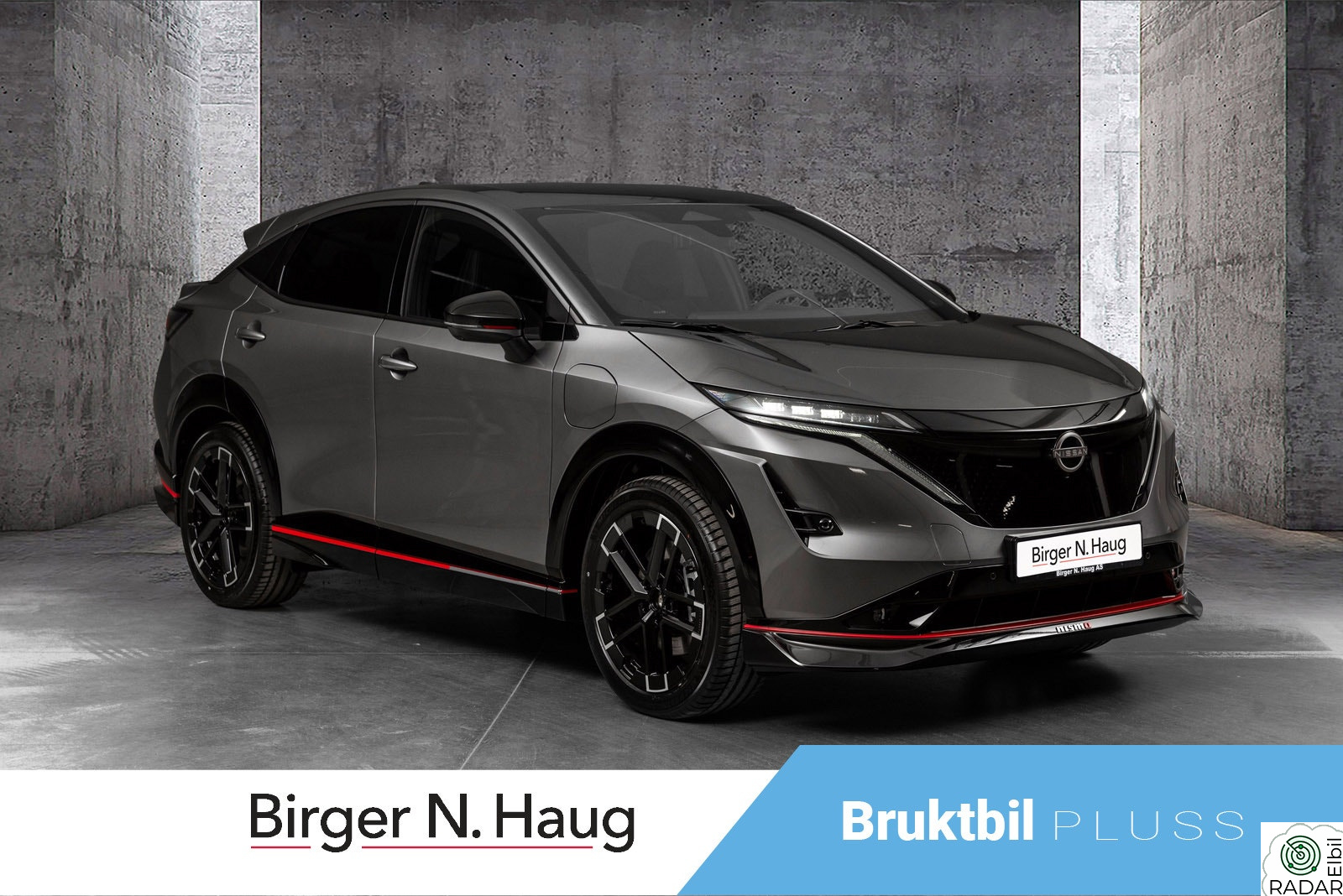 NISSAN ARIYA e4ORCE NISMO 87kWt V.HJUL/BOSE/360/22kWh OMB.LADER