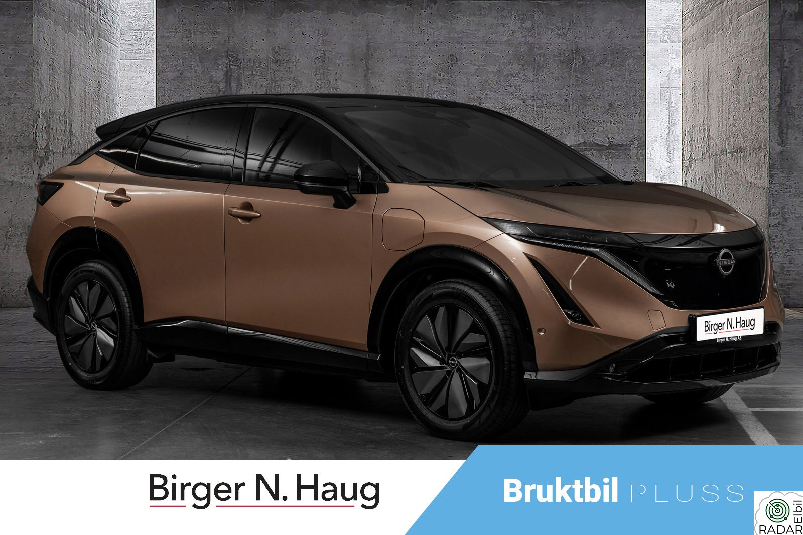NISSAN ARIYA e4ORCE Evolve 87kWt TOPPUTSTYRT|BOSE|ACC|19"sommerhjul