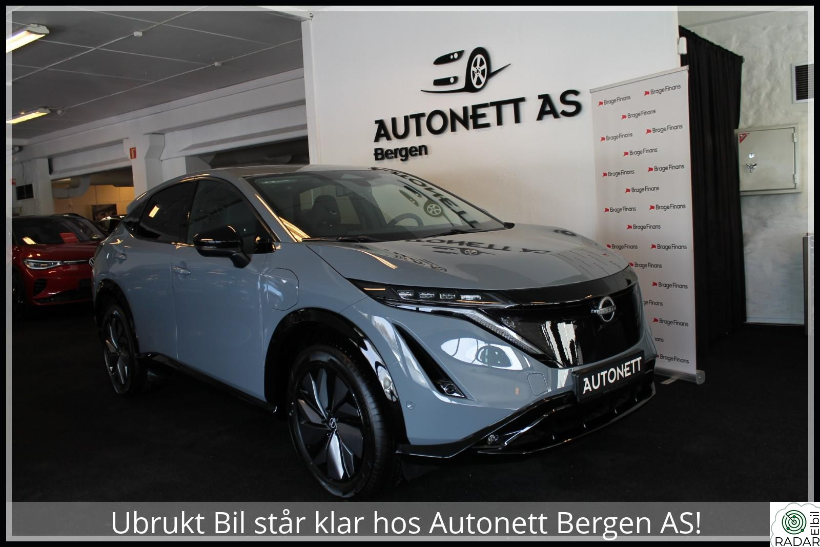 NISSAN ARIYA e-4orce,Evolve,87kWt,19"Hjul,Pano,Sommer og vinterhjul!