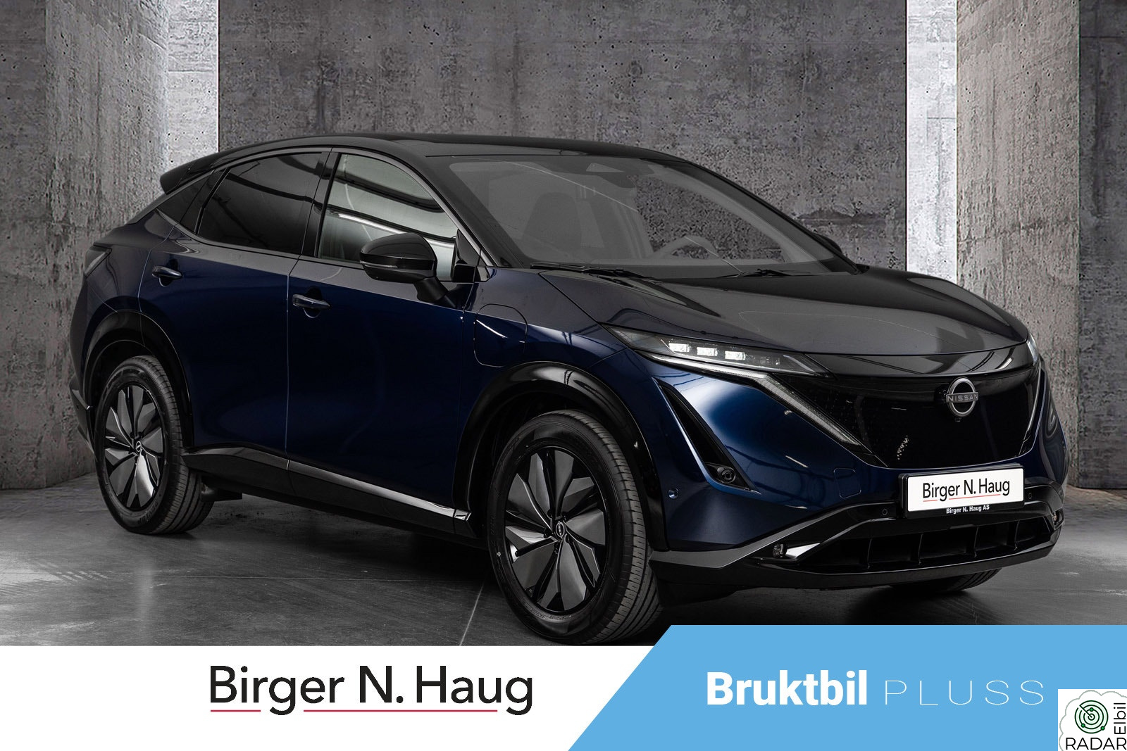 NISSAN ARIYA e4ORCE Evolve 87kWt 19 Pearl blue/black nydelig farger!