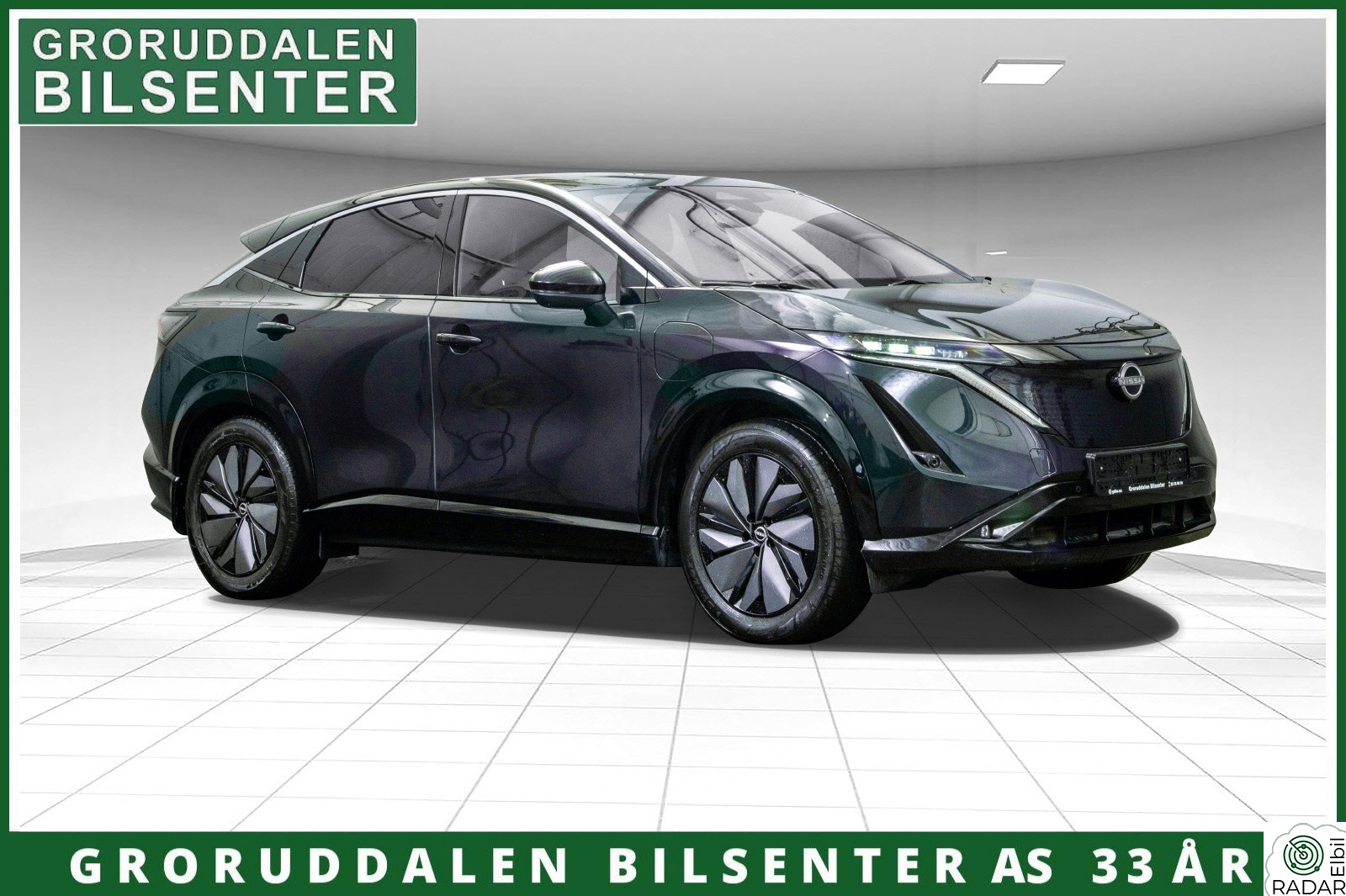 NISSAN ARIYA 63kWh Advance*NORSK*Skinn/ACC/360Kam/HFeste++UNIK FARGE