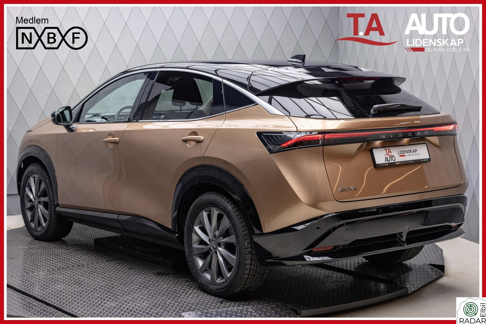 NISSAN ARIYA 63kWh ADVANCE TECH PACK BOSE NORSK SOM NY KUN 950KM