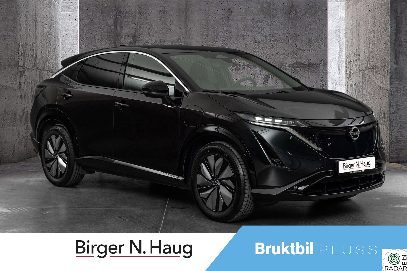 NISSAN ARIYA Advance 63kWt Aurora Green/Garanti/Tilstandsrapport/ACC