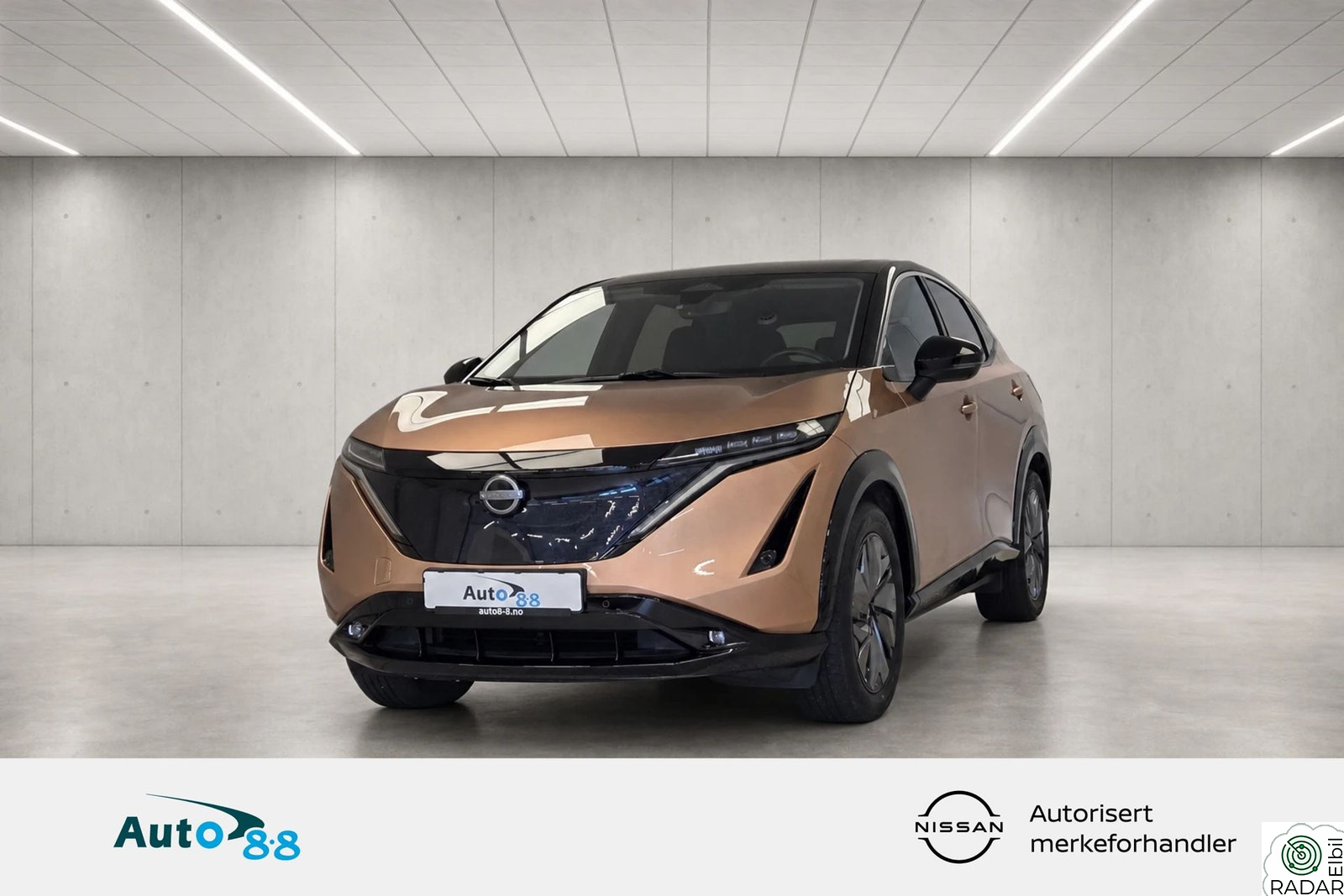 NISSAN ARIYA Advance 63KWh CARPLAY - VARMEPUMPE 403 KM