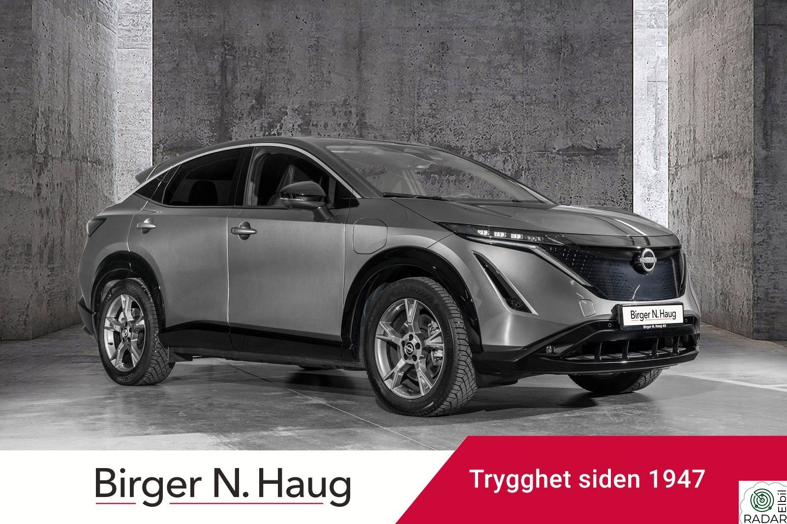 NISSAN ARIYA 63kWh - 0,- STARTLEIE - Fastrente 2.49%