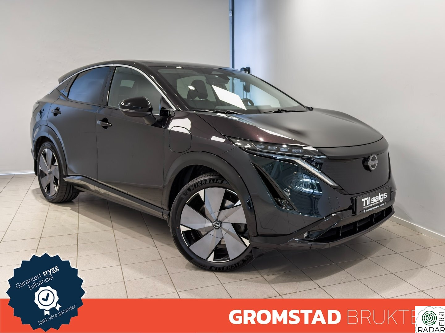 NISSAN ARIYA Advance 63kWt Norsk/360.r.kam/Delskinn/Navi/++